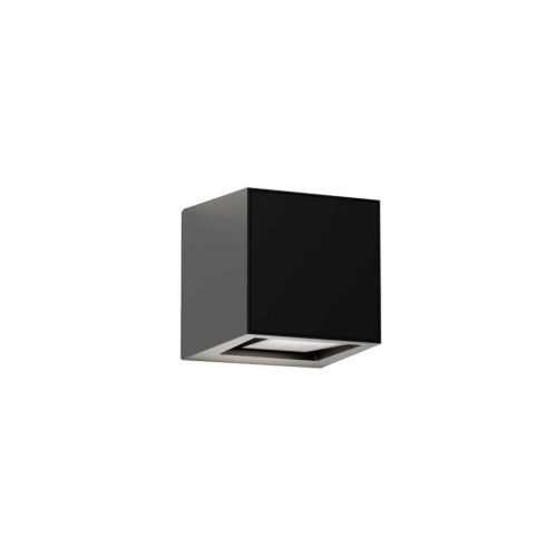 Lampefeber Gap Q Udendørs Væglampe 12x12 cm - Sort