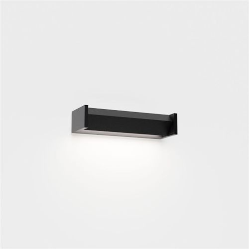Lampefeber Slat One Outdoor Wand-/Deckenleuchte B: 22 cm – Schwarz