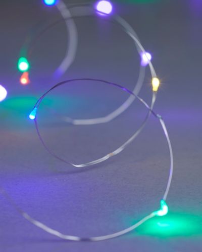 Sirius Squeak Lichterkette mit 40 Lichtern – Multi/Silber OUTLET