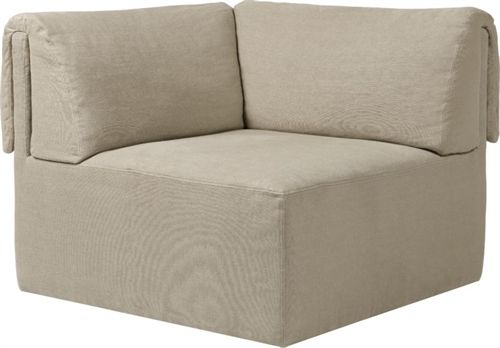 GUBI Wonder Sofamodul 95 x 95 cm Ecke - Stof Bel-Lino