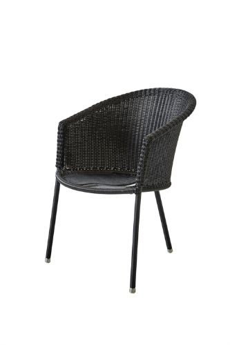 Cane-line Outdoor Trinity Stühl Stabelbar SH: 41 cm - Graphit
