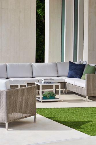 Cane-line Outdoor Stripe Pyntepude 50x50cm - Multi Blau