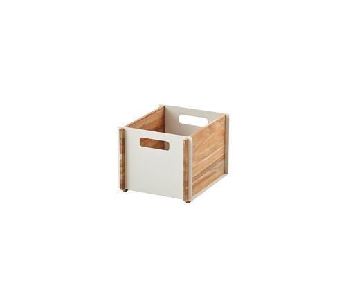 Cane-line Outdoor-Aufbewahrungsbox – Teak/Weiß