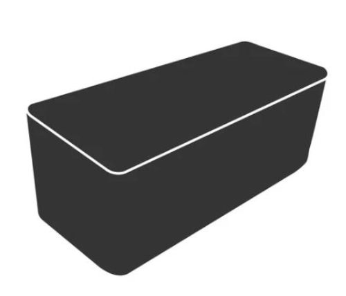 Cane-line Outdoor Cover 21 til Peacock Wing 3 Pers. Sofa 250x100 cm - Black
