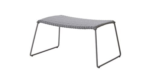 Cane-line Outdoor Breeze Fodskammel H: 36 cm - Light Grey