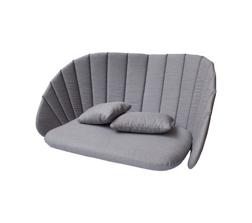 Cane-line Outdoor Peacock 2Pers. Sofa, Hyndesæt – Grau