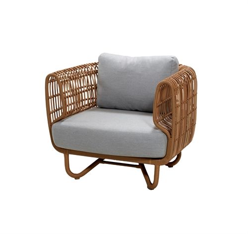 Cane-line Outdoor Nest Loungestol  - Natural/light Grey