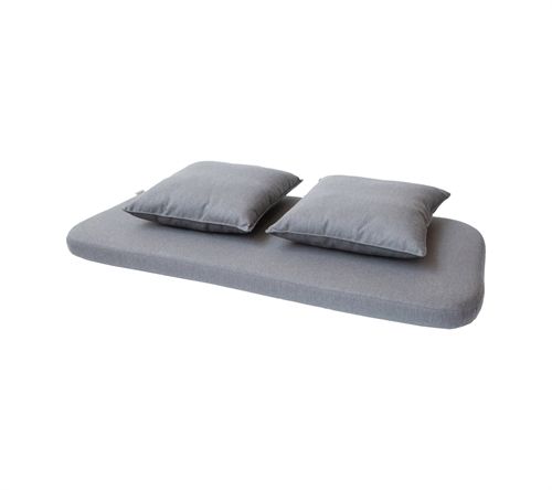 Cane-line Outdoor Moments Bench, Kissenset – Grau