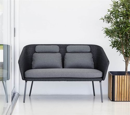 Cane-line Outdoor Mega Bench B: 135 cm – Graphit