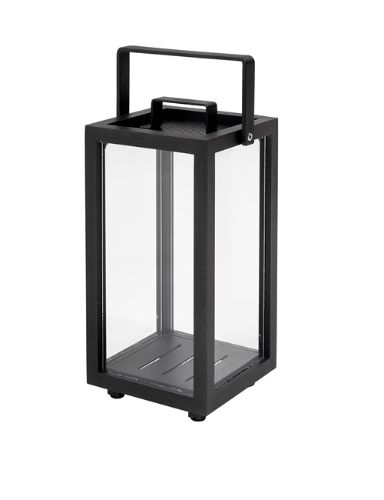 Cane-line Outdoor Lighthouse Lanterne ekstra lille H: 37 cm - Lava Grey 