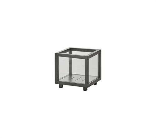 Cane-line Outdoor Lightbox Lille H: 22 cm - Lava Grey