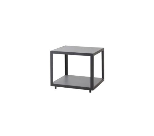 Cane-line Outdoor Level Couchtisch Lille 48x48 cm - Lavagrau/Hellgrau