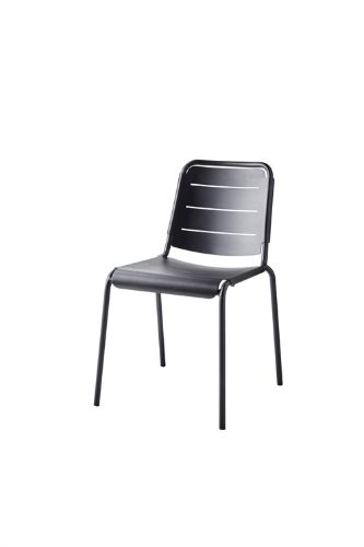 Cane-line Outdoor Copenhagen City Stühl SH: 45 cm - Lavagrau OUTLET