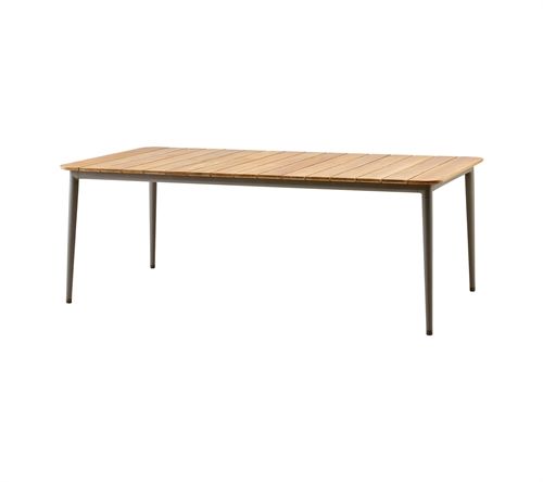Cane-line Outdoor Core Esstisch 210x90 cm - Teak/Aluminium