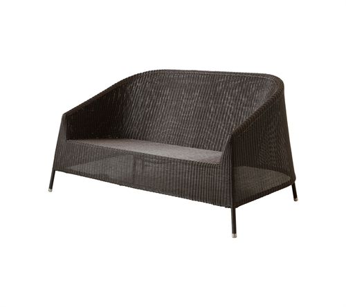 Cane-line Outdoor Kingston 2-Personen-Loungesofa – Mocca