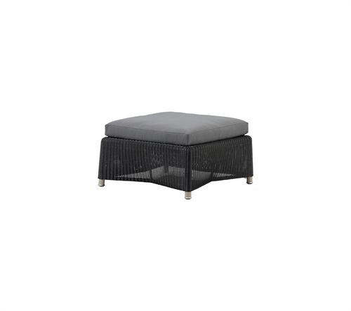 Cane-line Outdoor Diamond Fodskammel 70x70 cm - Graphit