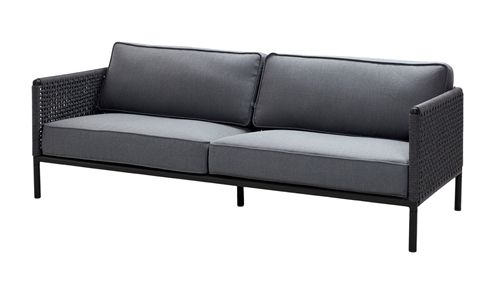 Cane-line Outdoor Encore 3-pers. Sofa - Lava Grey