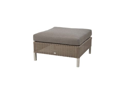 Cane-line Outdoor Connect Fodskammel H: 30 cm - Taupe