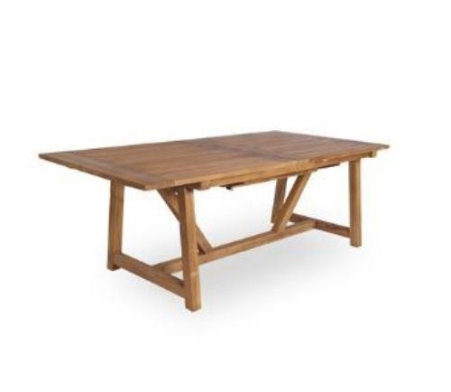 Sika-Design George Spisebord med udtræk 200x100 cm - Teak 