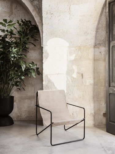 Ferm Living Desert Lounge Chair 63x77,5 cm - Schwarz/Sand