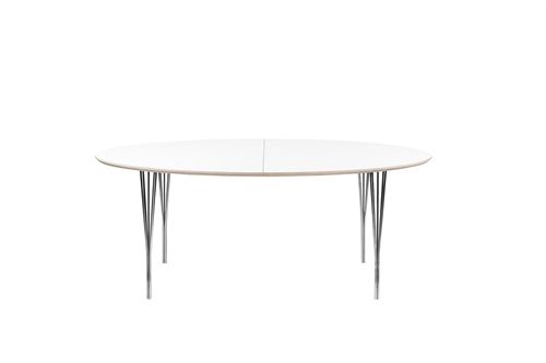 Haslev Symphony 76 Spisebord 105x180 cm - Hvid Laminat