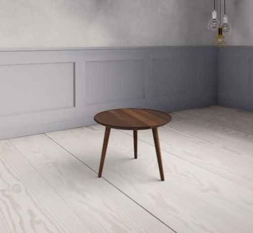 VIA Copenhagen Rundes Couchtisch ØxH: 48x35 cm – Räuchereiche