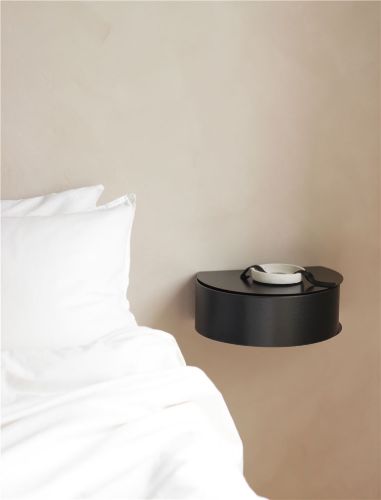 Woud Wallie Wandschublade 22,5x30 cm - Schwarz/Schwarz