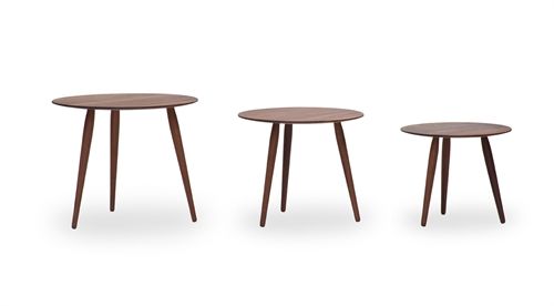 Bruunmunch PLAYround Couchtisch Ø: 60 cm H: 38 cm – Räuchereiche