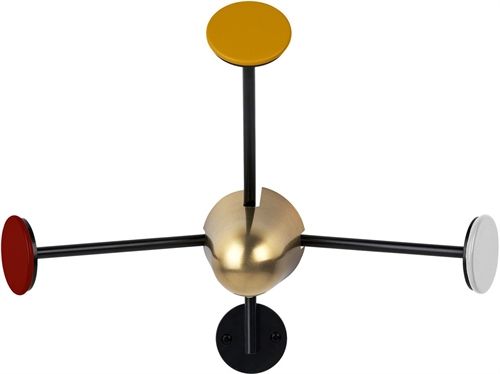 GUBI Matégot Coat Rack, 34x38x20 cm  - Ochre