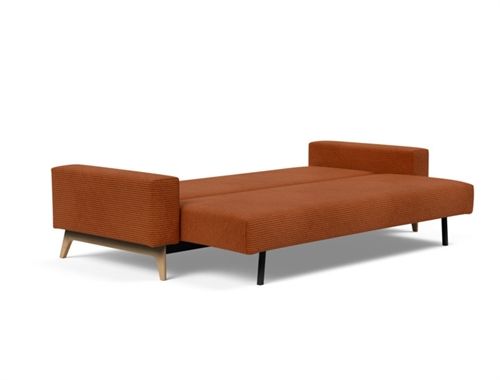 Innovation Living Idun Schlafsofa L: 242 cm – Eg/Corduroy Burnt Orange