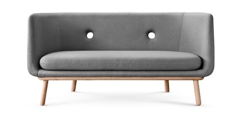 Eva Solo Phantom 2 Pers. Sofa L: 163,5 cm - Joint 604 Grå/Olieret Eg
