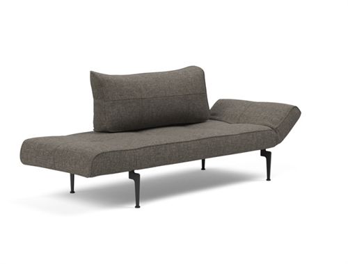 Innovation Living Zeal Laser Tagesbett 72 x 178 cm – Mat Sort/Flashtex Dunkelgrau