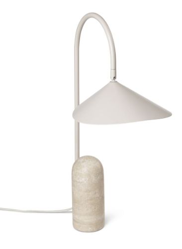 Ferm Living Arum Tischlampe H: 50 cm – Kaschmir