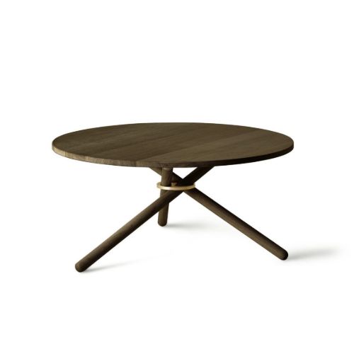 Eberhart Furniture Bertha Coffee Table Ø: 90 cm - Dark Oak