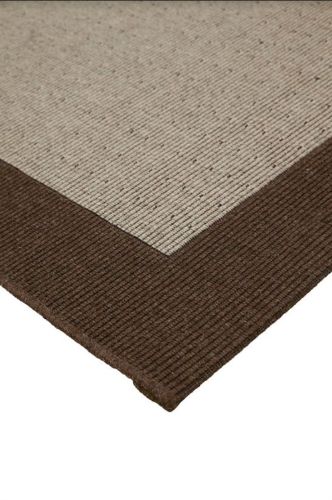 HC Carpets Casablanca Flachgewebter Teppich 300x400 cm - Braun
