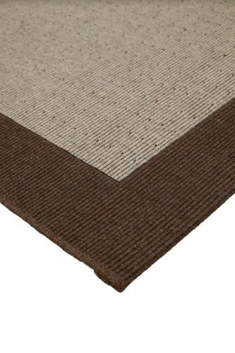 HC Carpets Casablanca Flachgewebter Teppich 50x80 cm - Braun