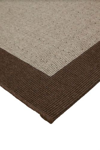 HC Carpets Casablanca Flachgewebter Teppich 80x150 cm - Braun