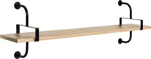 GUBI Démon Shelf, 2 Brackets, 155, 1 shelf (Oak Semi Matt Lacquered)
