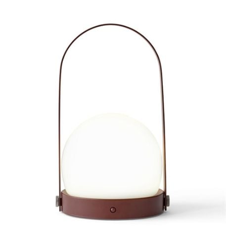 Audo Copenhagen Carrie LED Lamp Portable Ø: 13,5 cm - Burned Red