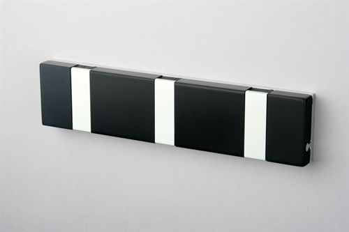 KNAX Lite 3 knagerække L: 20cm - Sort/Grå