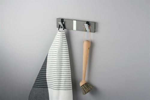 KNAX Lite 3 Garderobenständer L: 20 cm – Grau/Grau