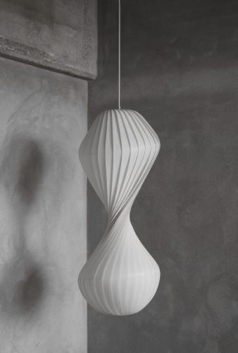 Tom Rossau TR32 Pendelleuchte 40x100 cm - Weiß