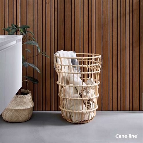 Cane-line Indoor Carry Me Korb hoch H: 66 cm – natürliches Rattan