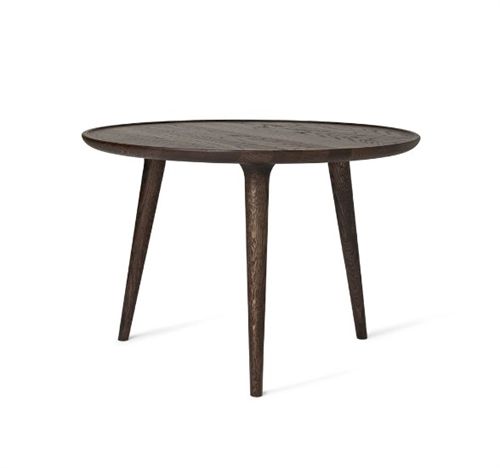 Mater Accent Sofabord Ø: 70 cm XL - Sirk Grå Lakeret Eg