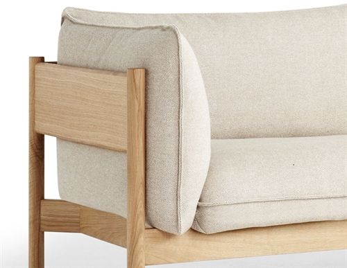 HAY Arbor 3-Sitzer B: 220 cm – Hallingdal 220 / geölte und gewachste massive Eiche