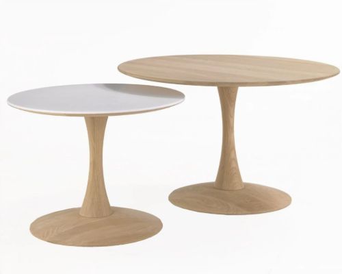 Snedkergaarden Nanna Ditzel Pulley Couchtisch ND 104 Ø: 68 cm – Geölte Eiche