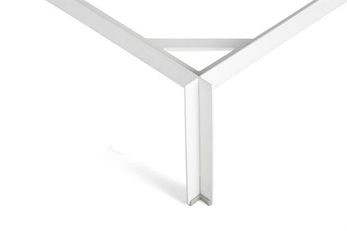 HAY Connect Bett inkl. Querstange für Matratzen L: 200 x B: 180 cm – Weiß