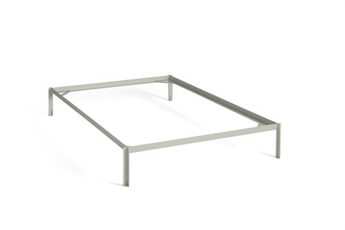HAY Connect Bed for L: 200 x W: 90 cm Mattress - Warm Grey