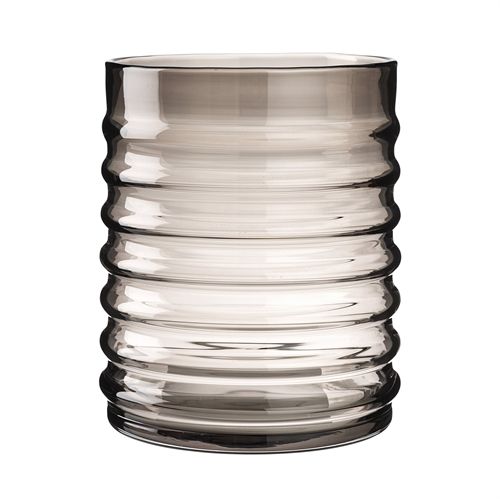 Louise Roe Willy Glass Vase Ø: 21 cm - Smoke