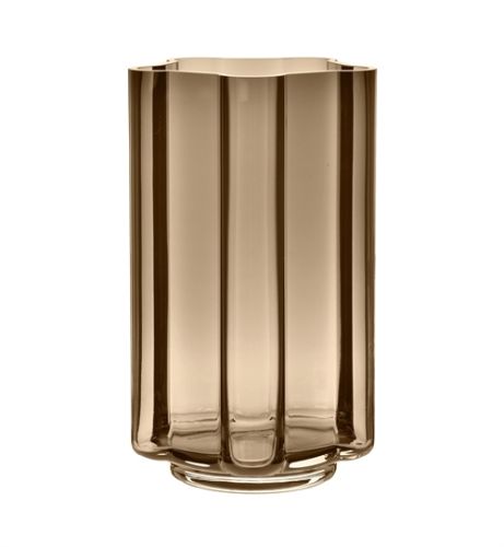 Louise Roe Funki Vase Rounded H: 34 cm - Smoke